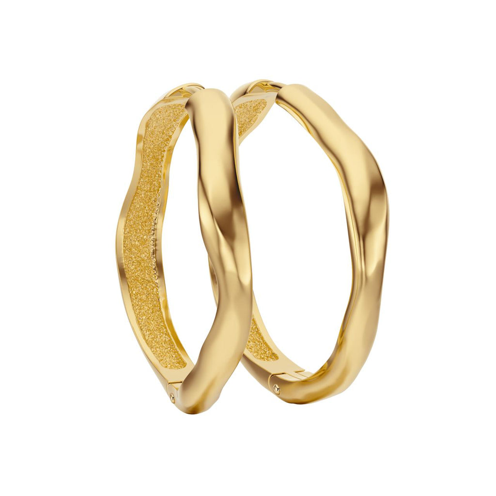 Nesoi hoops earrings in gold