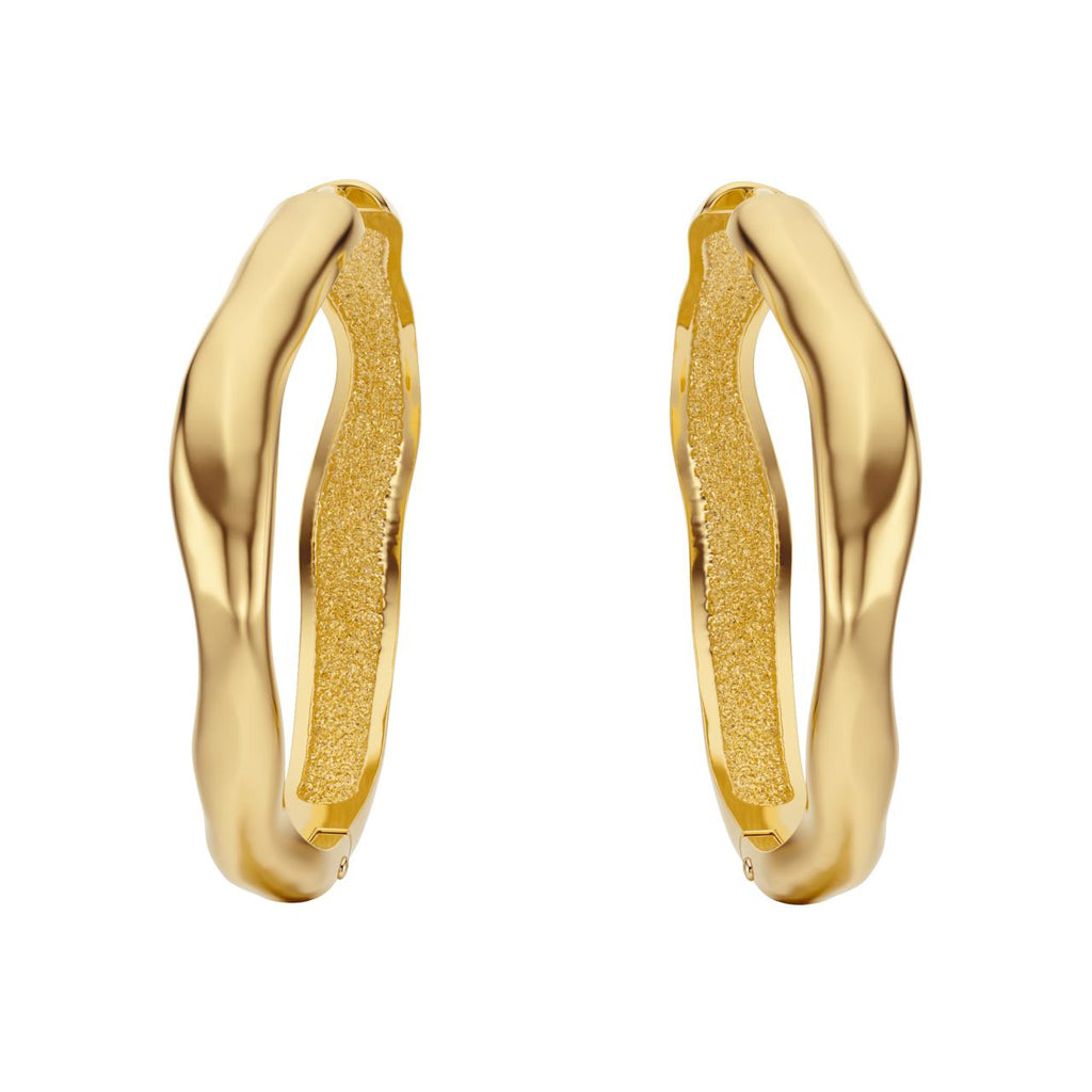 Nesoi hoops earrings in gold