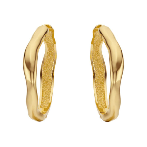 Nesoi hoops earrings in gold