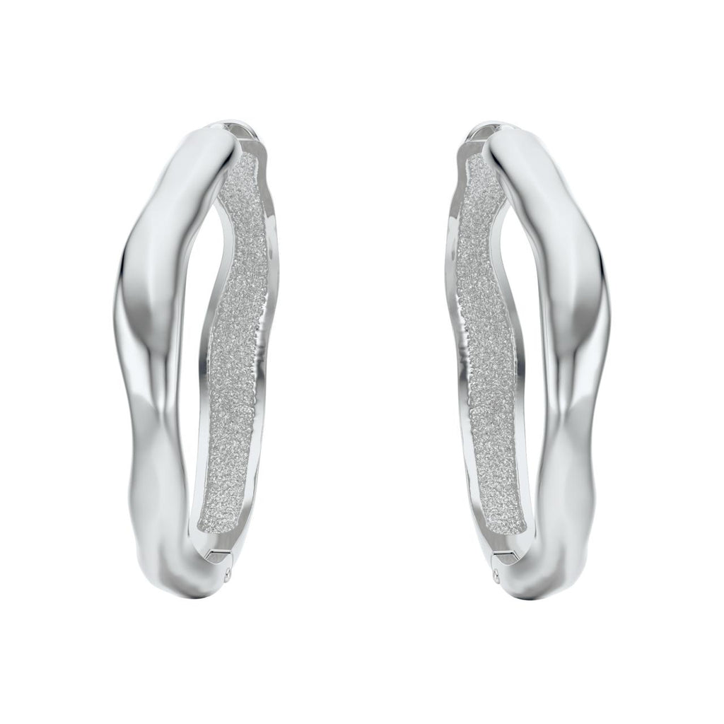 Nesoi hoops earrings in silver