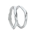 Nesoi hoops earrings in silver