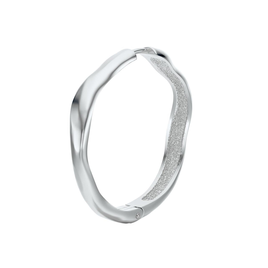 Nesoi hoops earrings in silver
