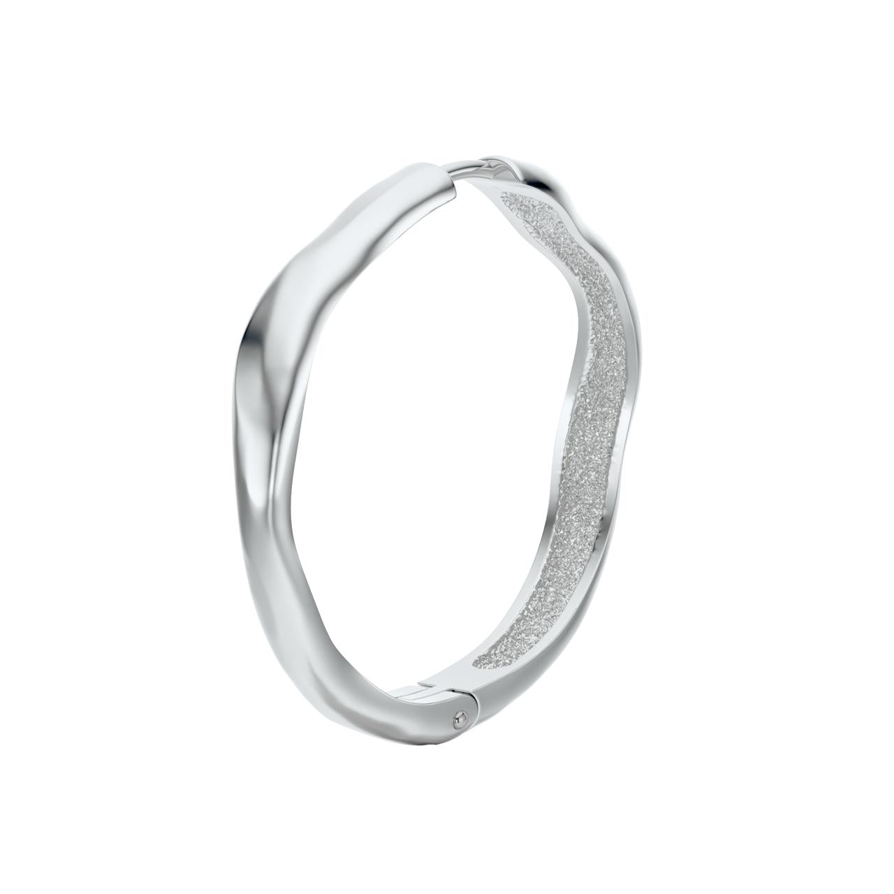 Nesoi hoops earrings in silver