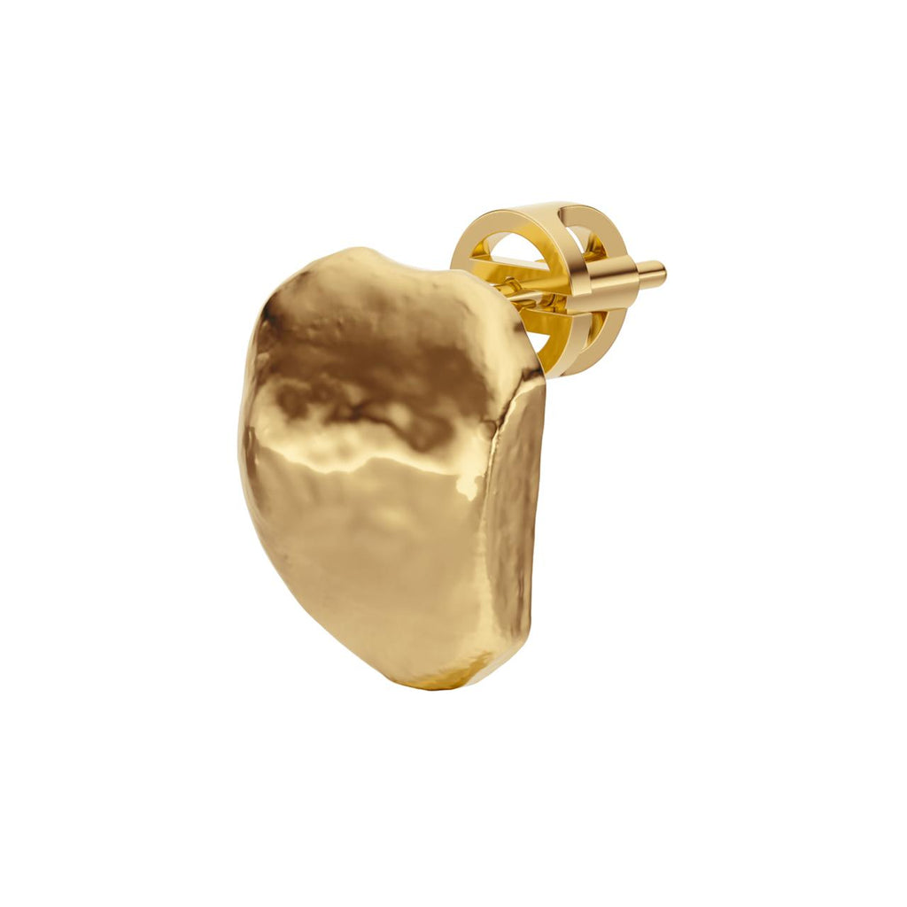 Nesoi stud earrings in gold