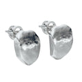 Nesoi stud earrings in silver