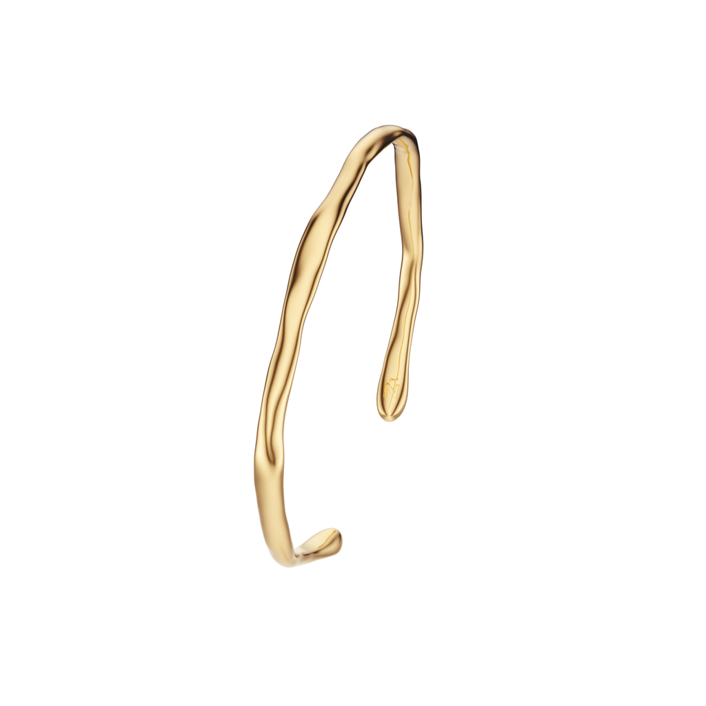 Nyx cuff - delicate gold bracelet for everyday wear