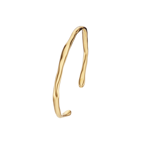 Nyx cuff - delicate gold bracelet for everyday wear