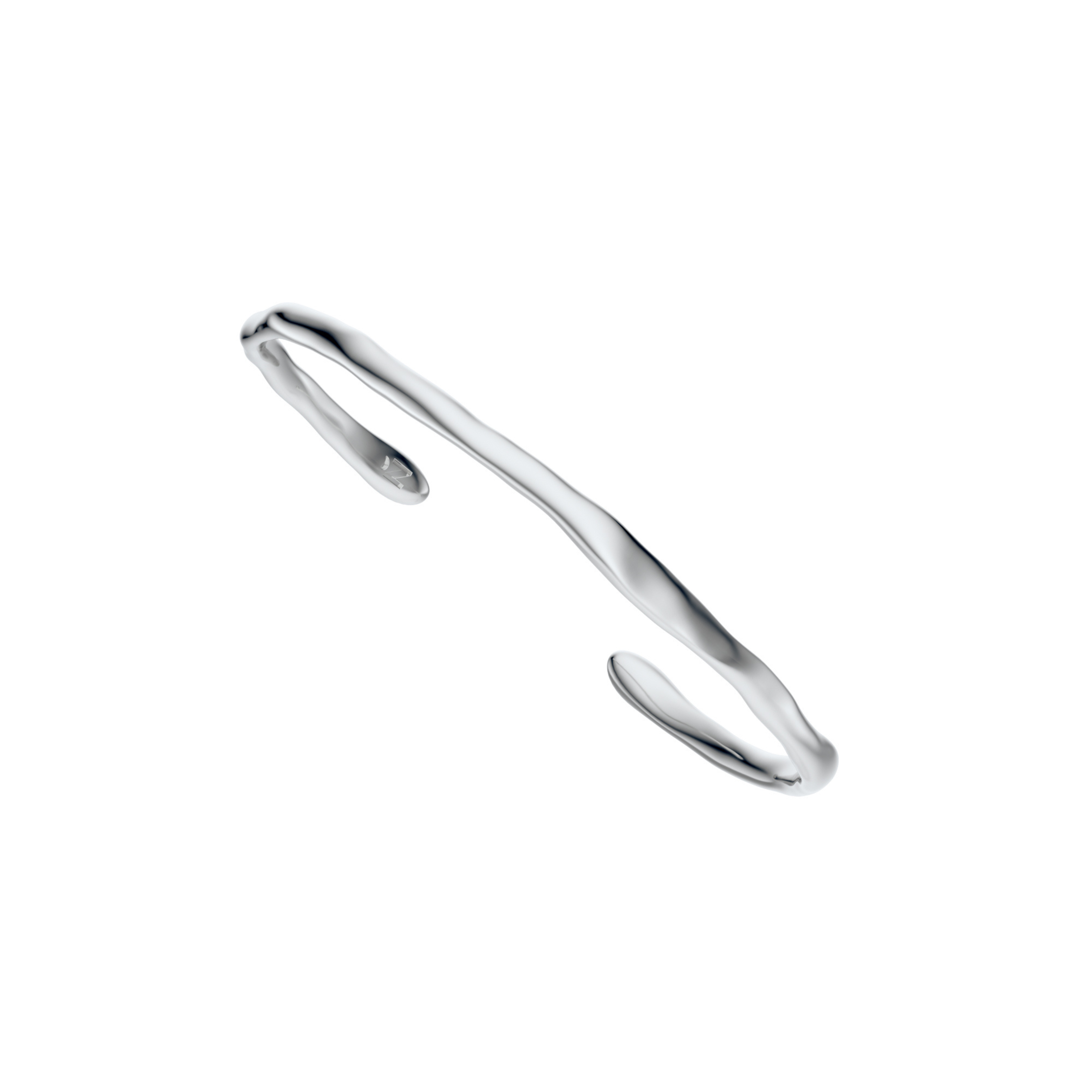 Nyx cuff - delicate silver bracelet for everyday wear