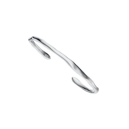 Nyx cuff - delicate silver bracelet for everyday wear